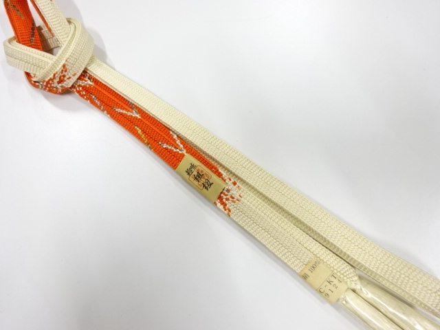 未使用品　正絹　手組帯締め